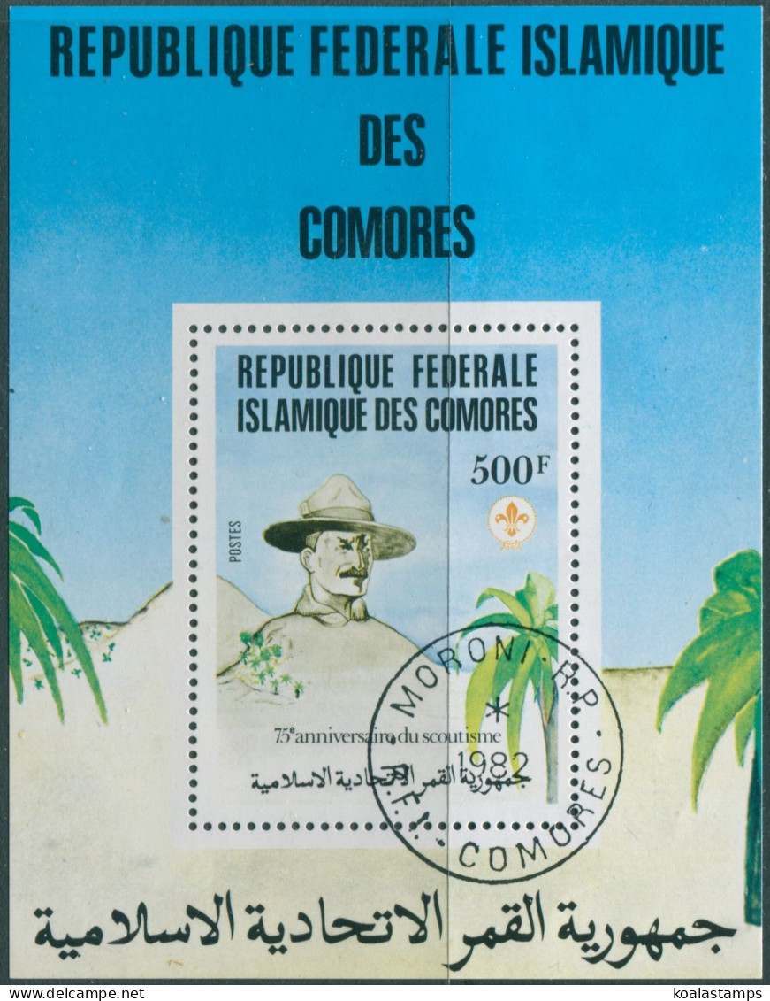 Comoro Islands 1981 SG479 Lord Baden-Powell MS FU - Komoren (1975-...)