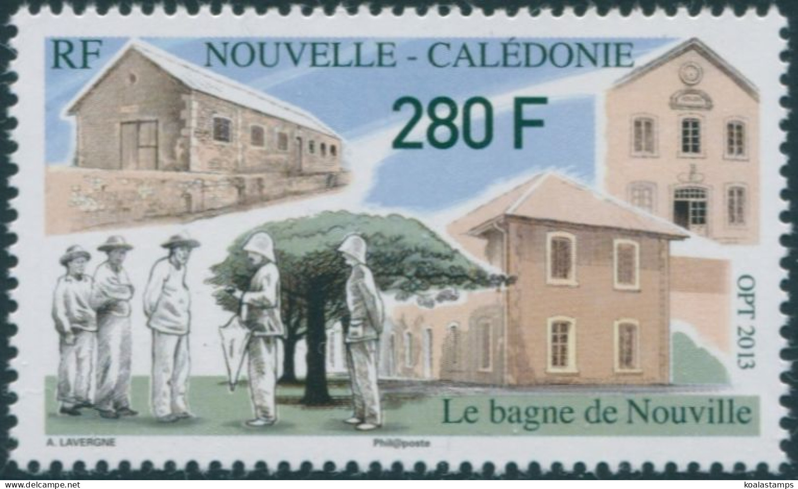 New Caledonia 2013 SG1589 280f Nouville Penitentiary MNH - Andere & Zonder Classificatie