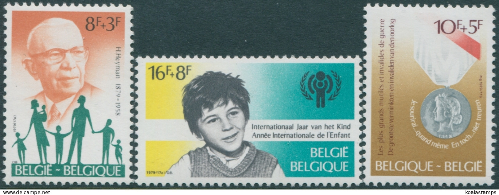 Belgium 1979 SG2581-2583 Solidarity Set MNH - Other & Unclassified