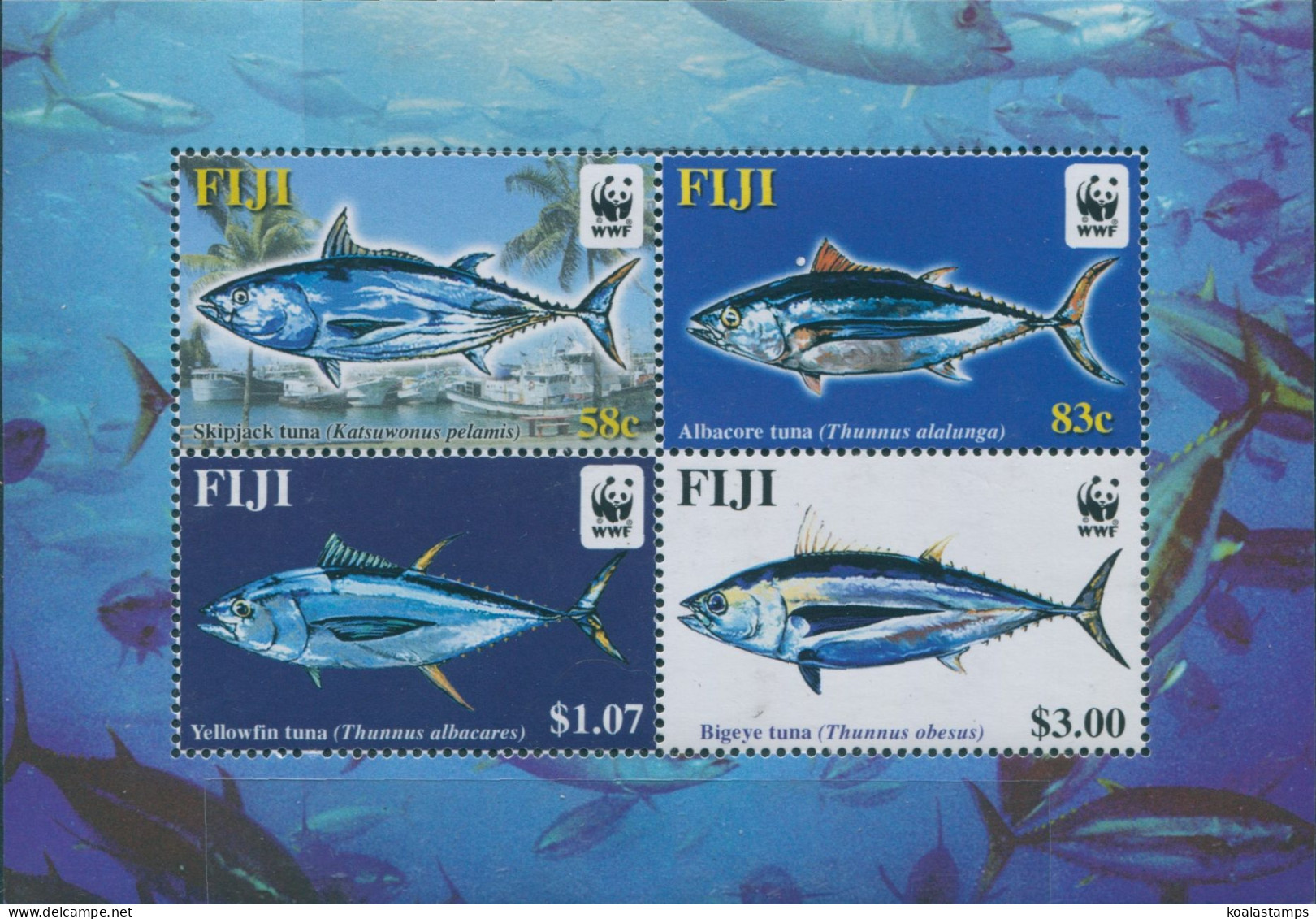 Fiji 2004 SG1217 Tuna MS MNH - Fiji (1970-...)