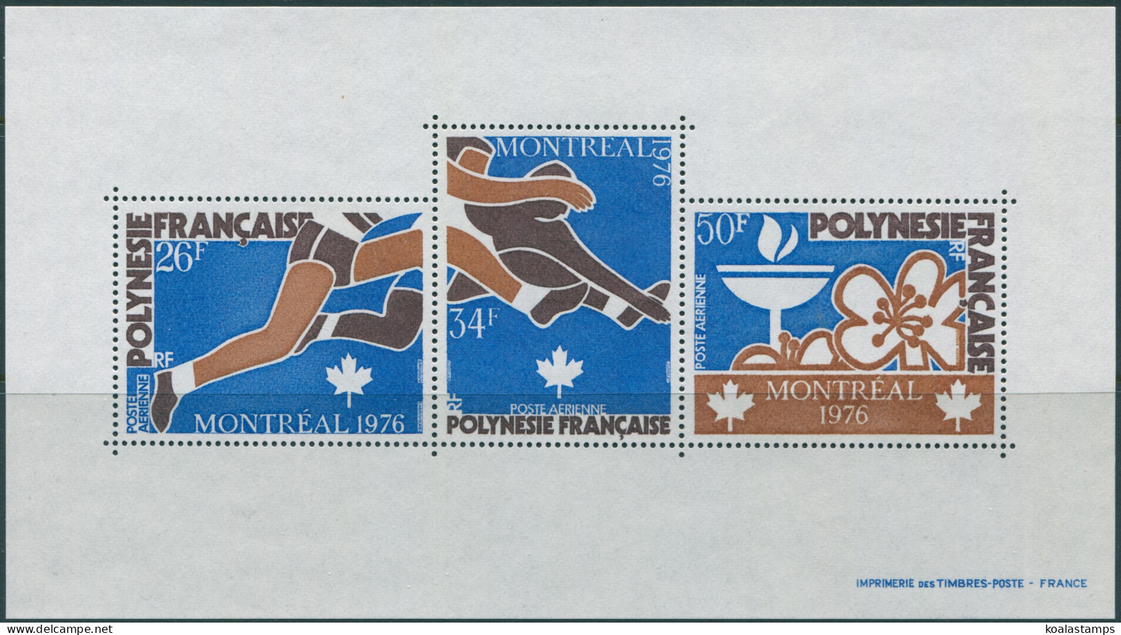 French Polynesia 1976 SG224 Olympic Games MS MNH - Andere & Zonder Classificatie