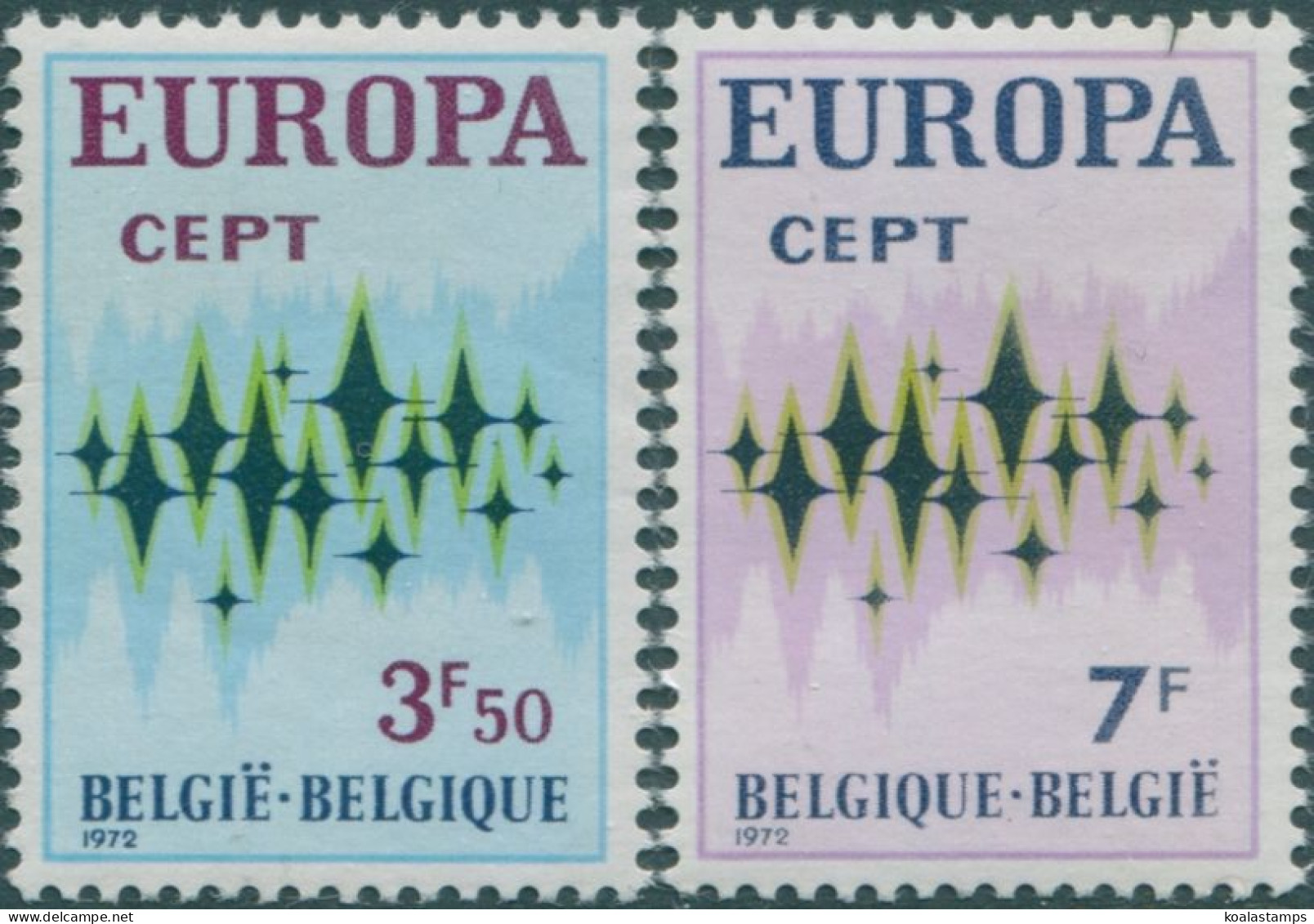 Belgium 1972 SG2271-2272 Europa Set MNH - Autres & Non Classés