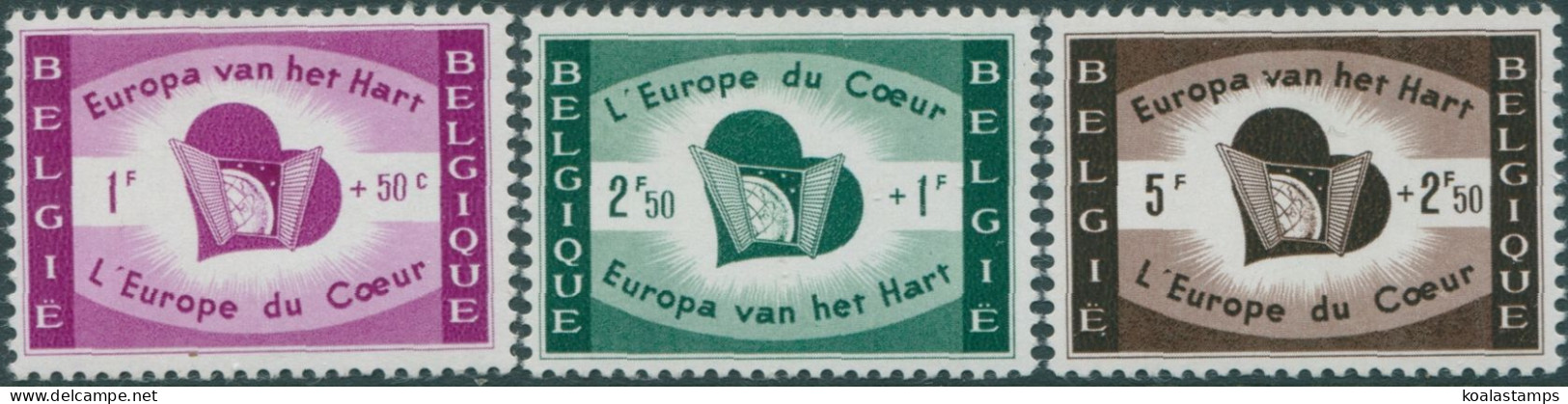 Belgium 1959 SG1675-1677 Heart Of Europe Set MNH - Other & Unclassified