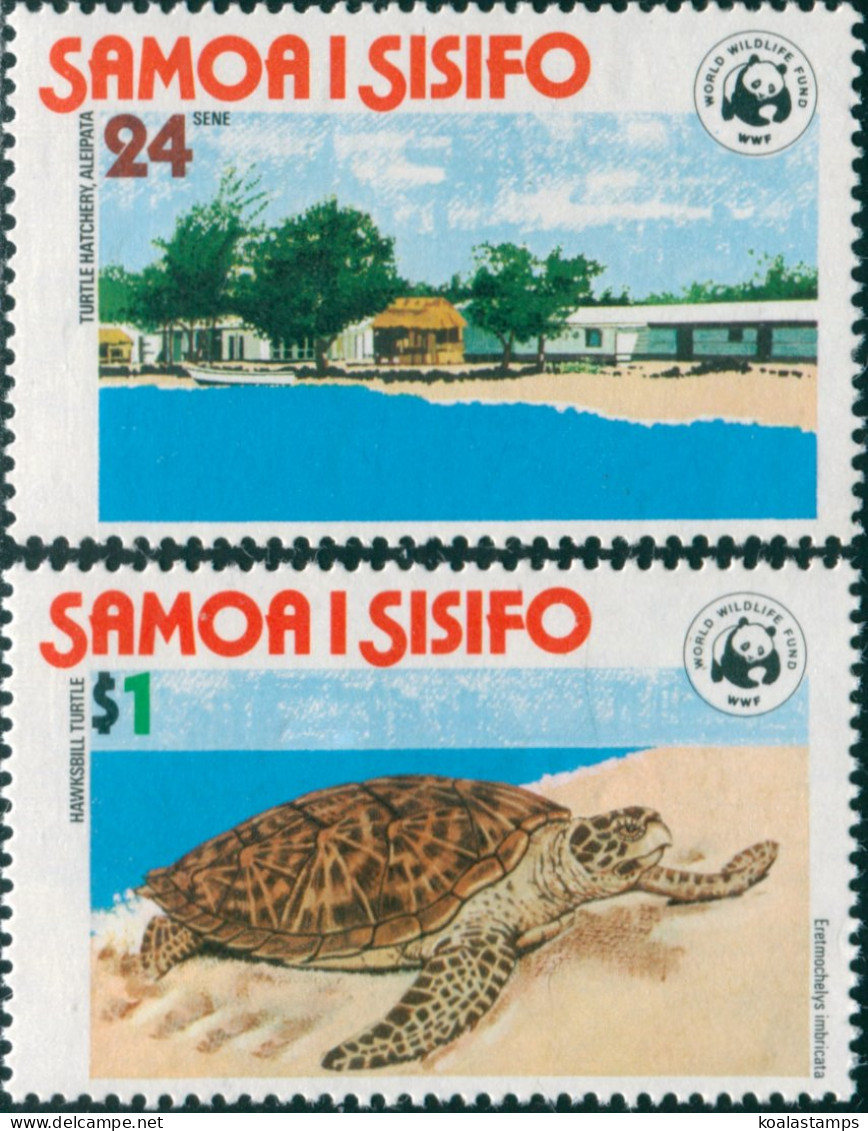 Samoa 1978 SG506-507 Turtle Conservation Set MLH - Samoa (Staat)