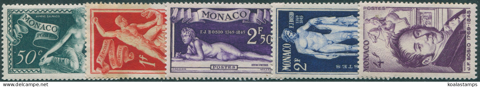 Monaco 1948 SG352-356 Francis Joseph Bosio Sculptures (5) MH - Sonstige & Ohne Zuordnung