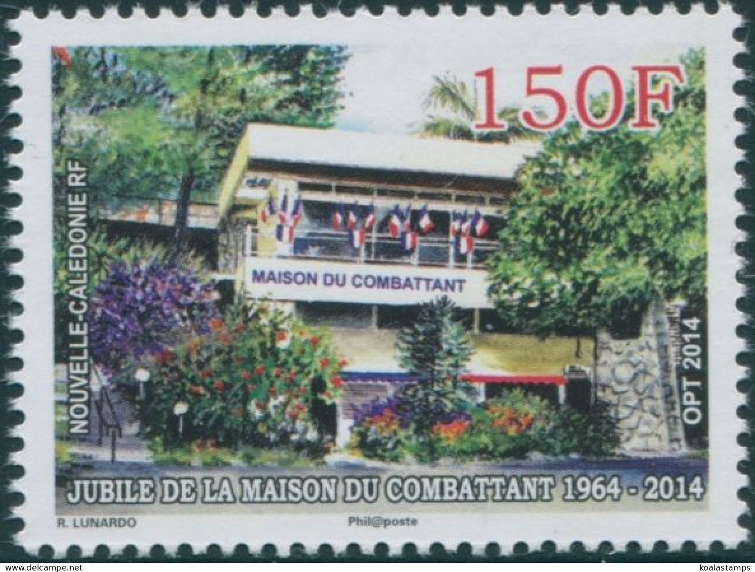 New Caledonia 2014 SG1607 150f Veteran House MNH - Andere & Zonder Classificatie