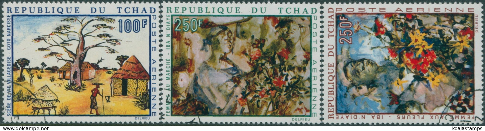 Chad 1970 SG296-298 African Paintings Set FU - Chad (1960-...)