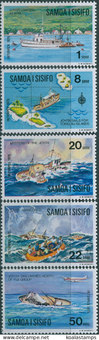 Samoa 1975 SG444-448 Interpex And Joyita Set MNH - Samoa