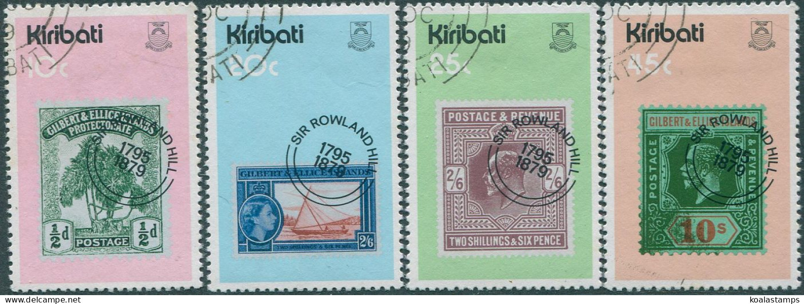Kiribati 1979 SG100-103 Sir Rowland Hill Set FU - Kiribati (1979-...)