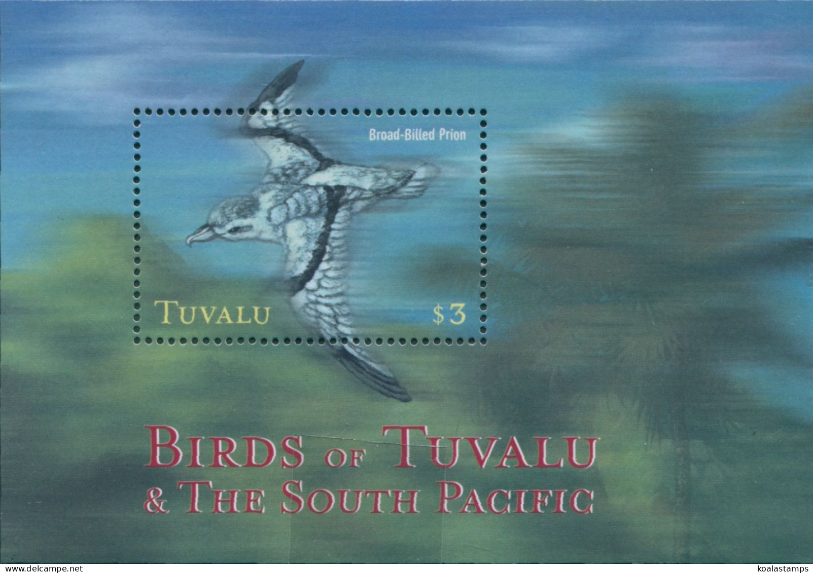 Tuvalu 2000 SG951a South Pacific Birds MS MNH - Tuvalu