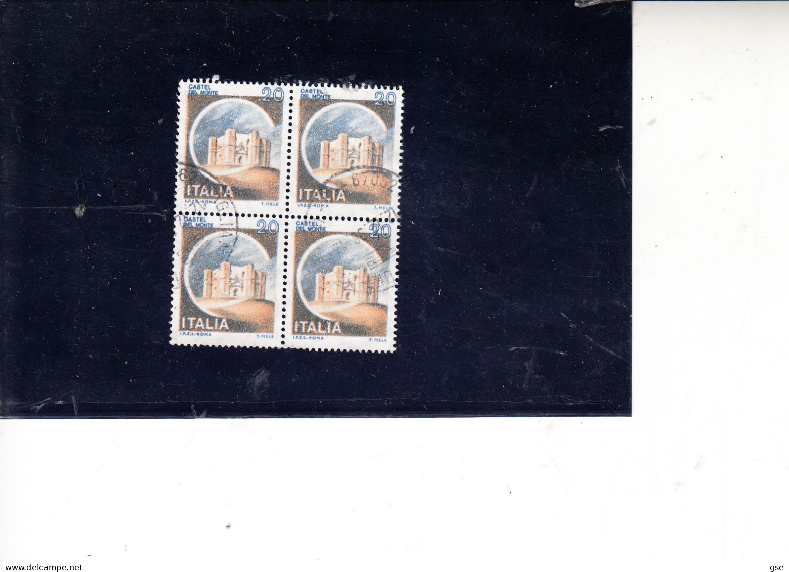 ITALIA  1980 - Sassone 1506° - (quartina) - Milano - Castello Del Monte Andria - 1971-80: Used