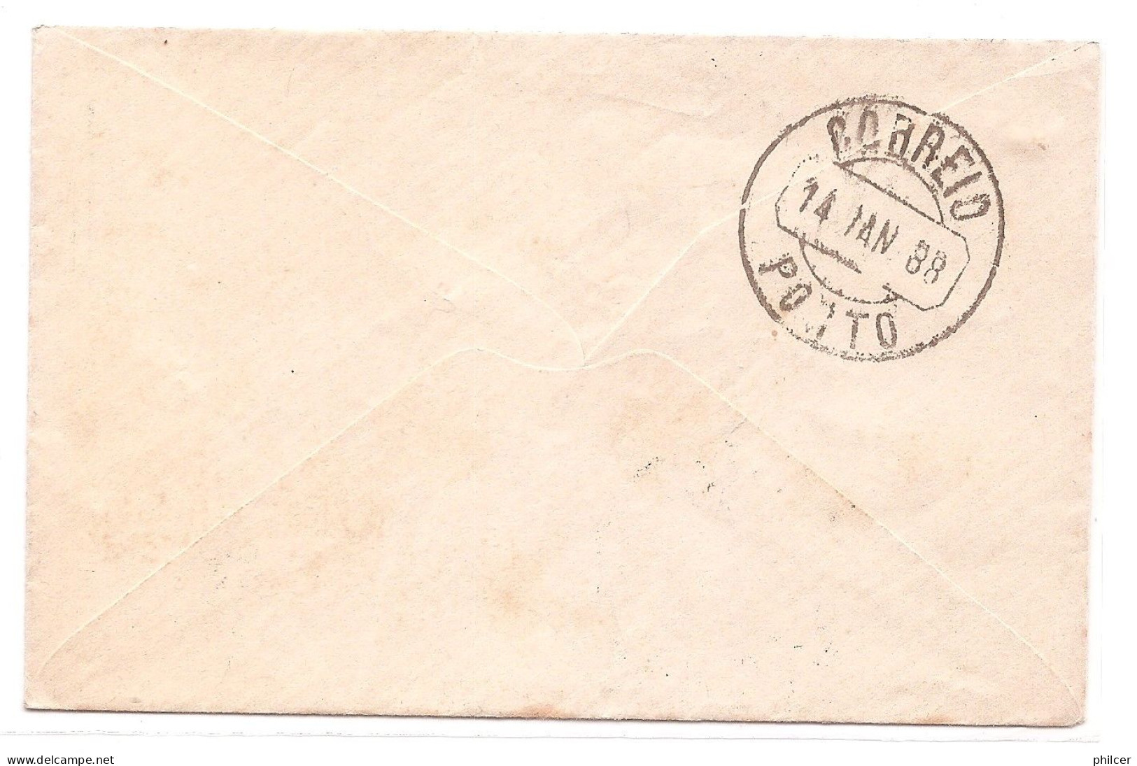 Portugal, 1883,  # 56, Braga-Porto - Briefe U. Dokumente