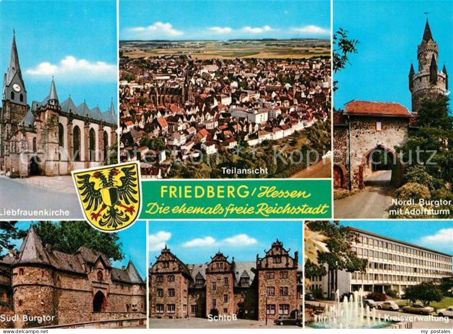 73267937 Friedberg Hessen Kreisverwaltung Schloss Liebfrauenkirche  Friedberg He - Friedberg