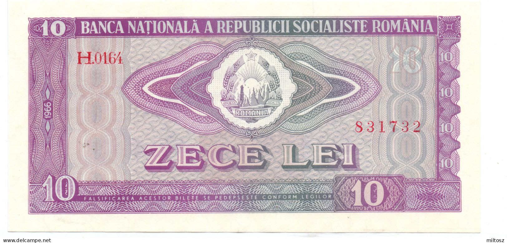 Romania 10 Lei 1966 - Roumanie