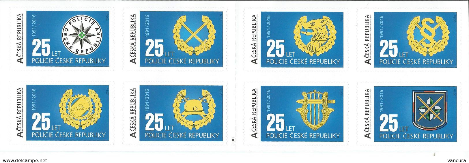 ** VZ 51 Czech Republic Anniversary Of The Czech Police 2016 - Unused Stamps