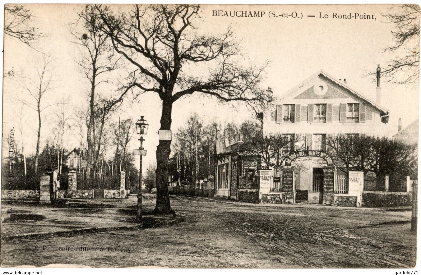 FRANCE - BEAUCHAMP - Le Rond-point - Tabac "Au Bois De Beauchamps" - Beauchamp