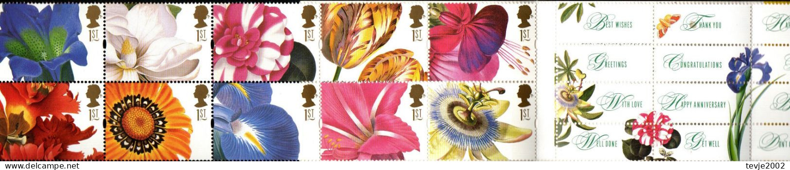 Großbritannien 1997 - Mi.Nr. 1667 - 1676 CS Markenheftchen - Postfrisch MNH - Blumen Flowers - Autres & Non Classés