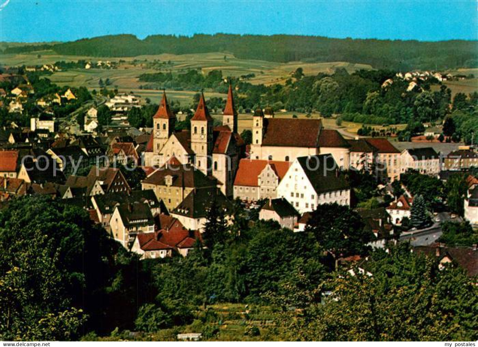 73267538 Ellwangen Jagst Schloss Panorama Ellwangen Jagst - Ellwangen