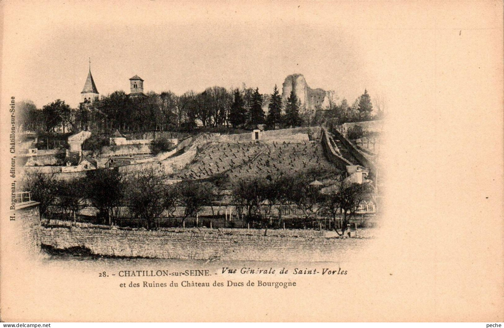 N°2168 W -cpa Chatillon Sur Seine -vue Générale De Saint Vorles- - Chatillon Sur Seine