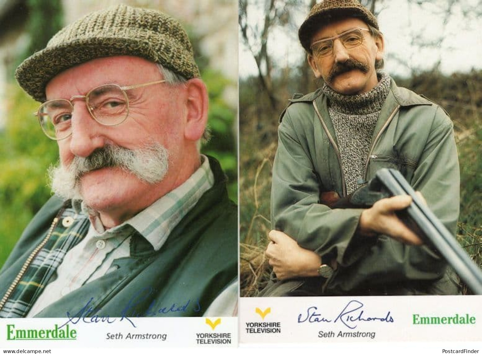 Seth Armstrong 2x Emmerdale Pre Printed Signed Cast Card S - Actores Y Comediantes 