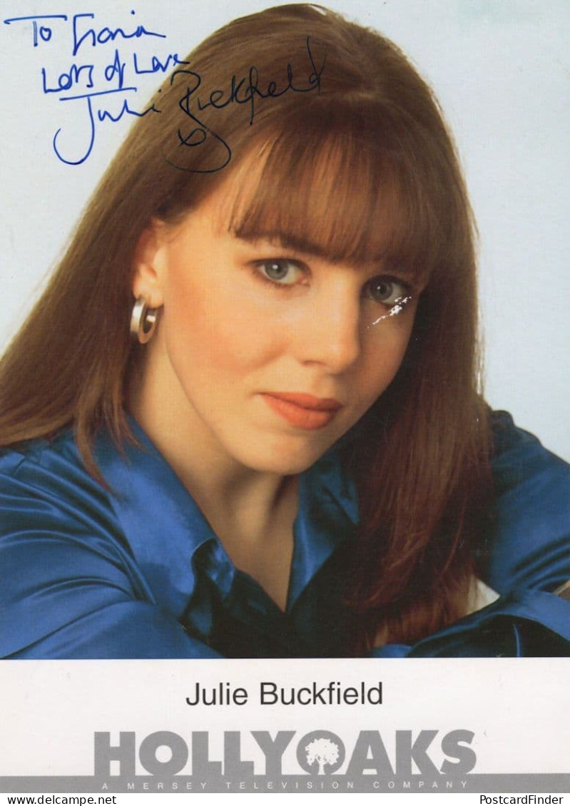 Julie Buckfield Hollyoaks Hand Signed Photo Please Read - Actores Y Comediantes 