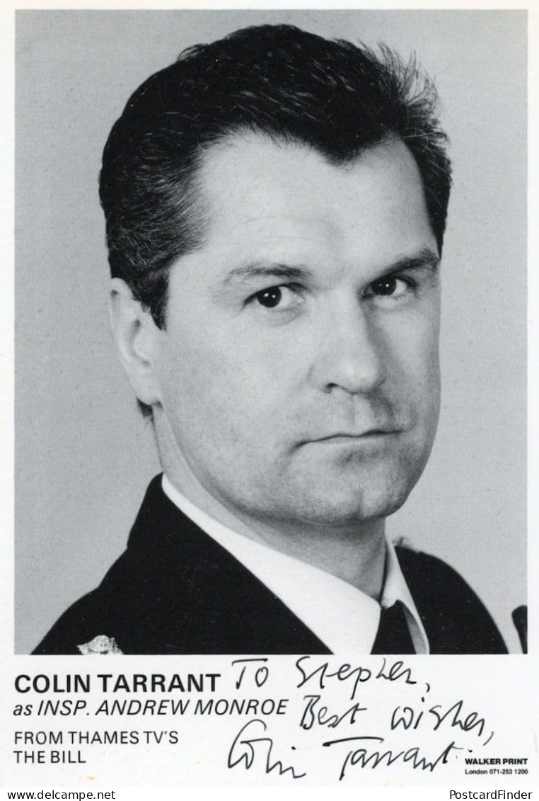 Colin Tarrant As Insp Andrew Monroe The Bill ITV Hand Signed Cast Card - Actores Y Comediantes 