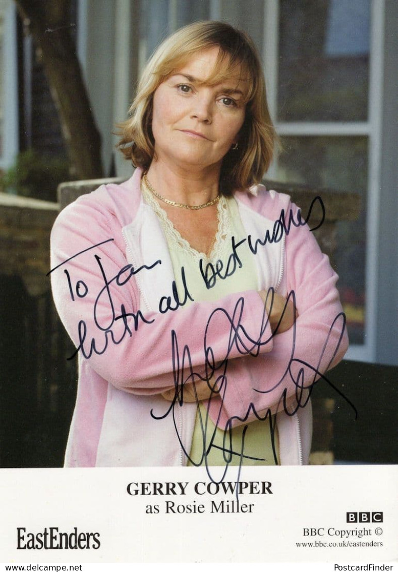 Gerry Cowper As Rosie Miller Eastenders Hand Signed Cast Card Photo - Actors & Comedians