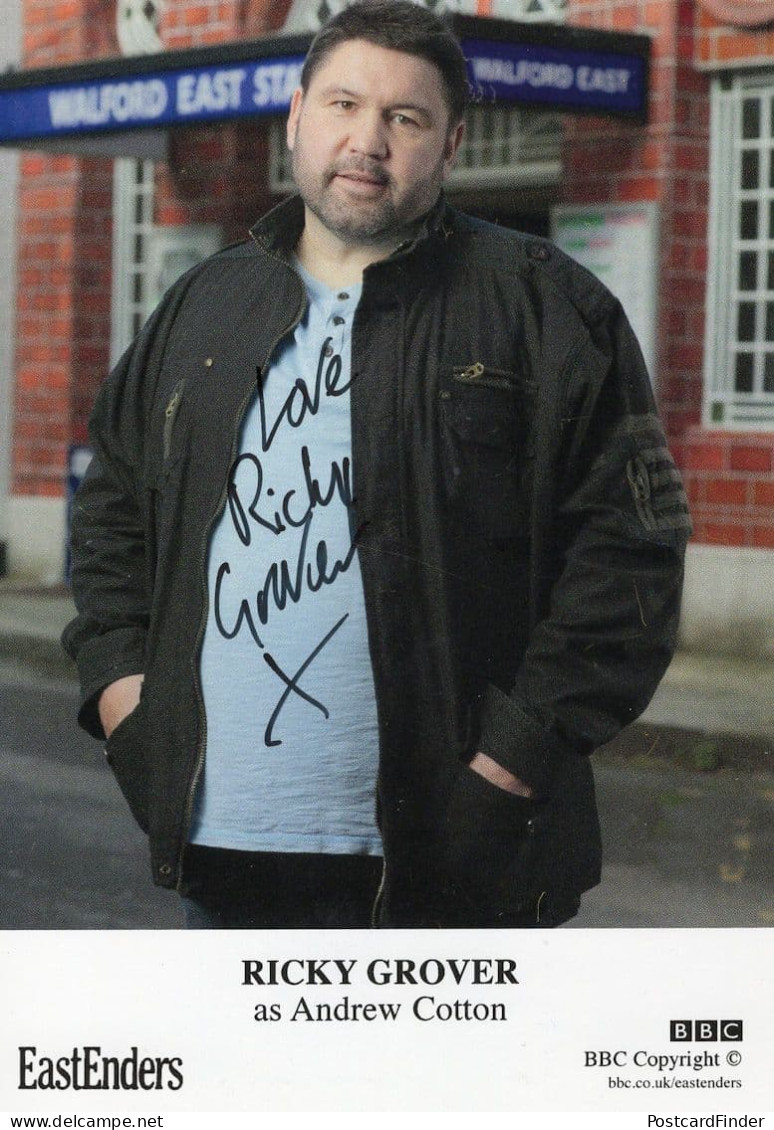 Ricky Grover Eastenders Undedicated Hand Signed Cast Card Photo - Actors & Comedians