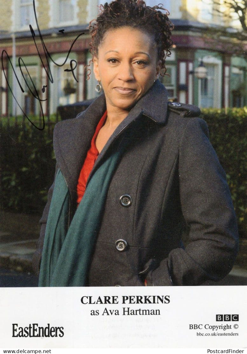Clare Perkins As Ava Hartman Eastenders RARE Hand Signed Cast Card Photo - Actors & Comedians