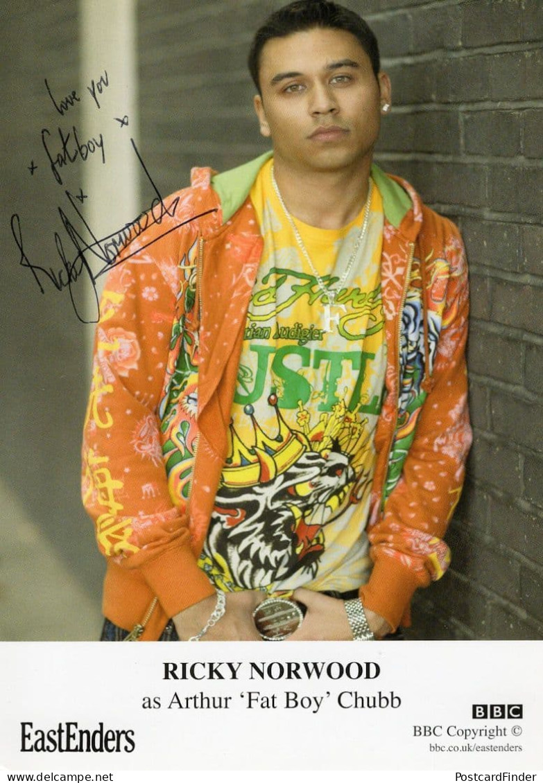 Ricky Norwood Eastenders Hand Signed Undedicated Cast Card Photo - Acteurs & Comédiens