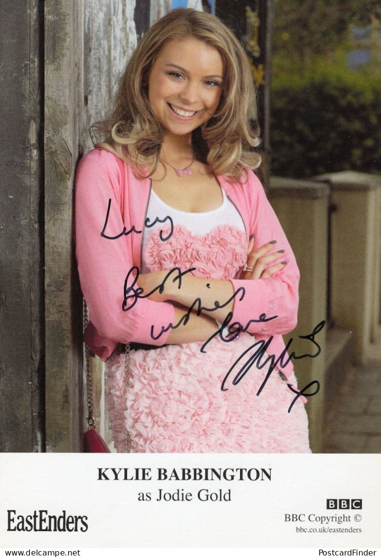 Kylie Babbington As Jodie Gold Eastenders Hand Signed Cast Card Photo - Attori E Comici 