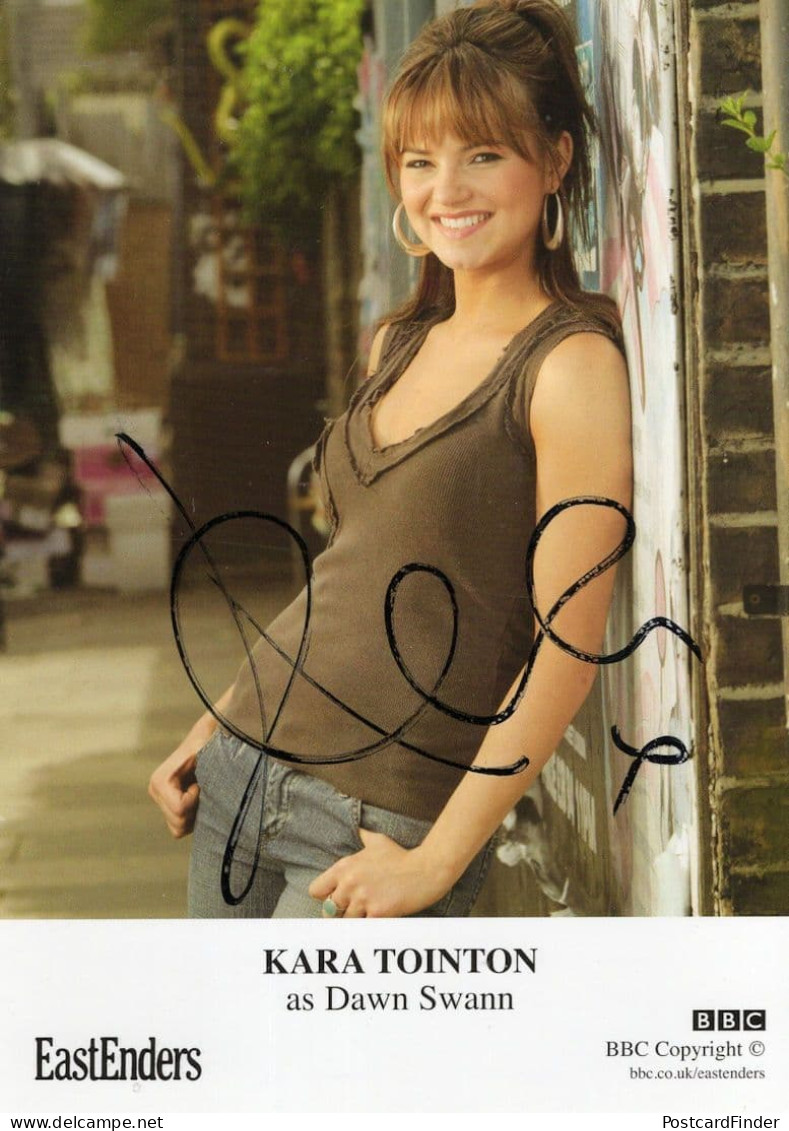Kara Tointon As Dawn Swann Eastenders Hand Signed Cast Card Photo - Actores Y Comediantes 