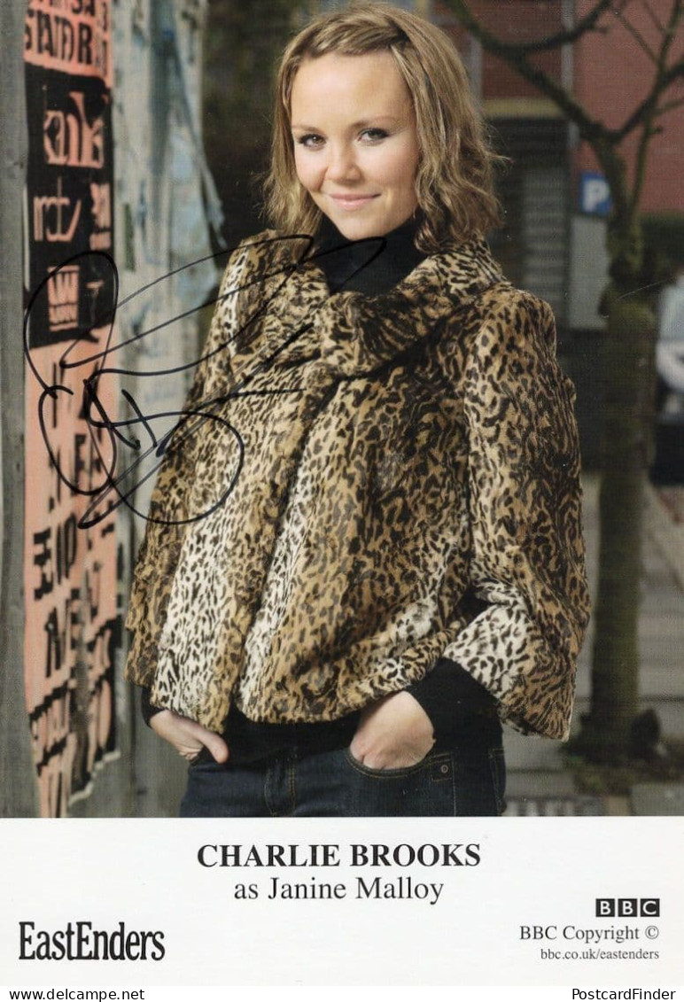 Charlie Brooks Eastenders Undedicated Rare Hand Signed Cast Card - Acteurs & Comédiens