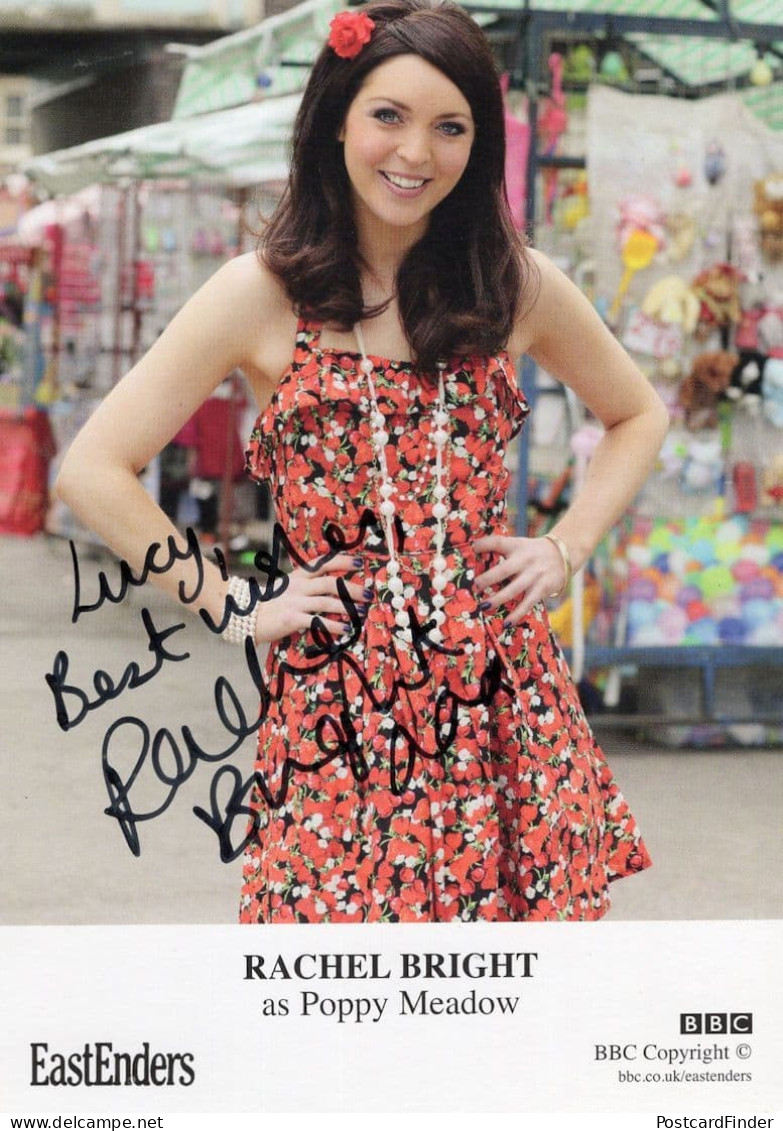 Rachel Bright As Poppy Meadow Eastenders Hand Signed Cast Card Photo - Acteurs & Toneelspelers