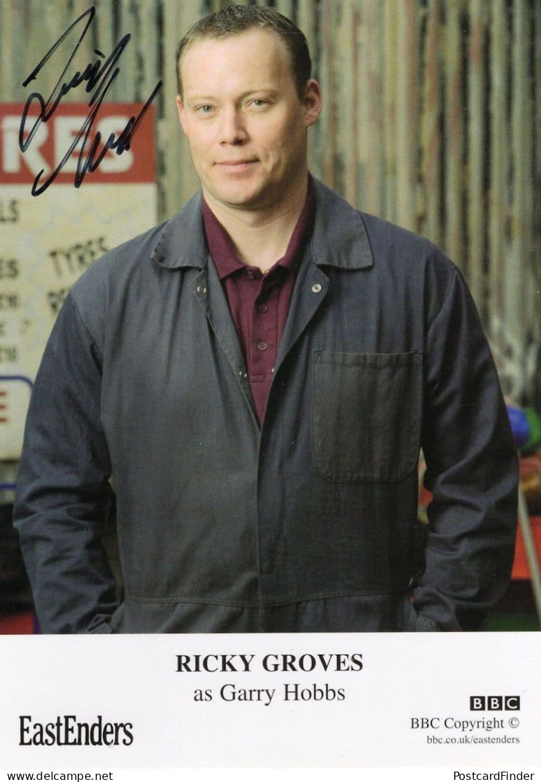 Ricky Groves As Garry Hobbs Eastenders Hand Signed Cast Card Photo - Actores Y Comediantes 