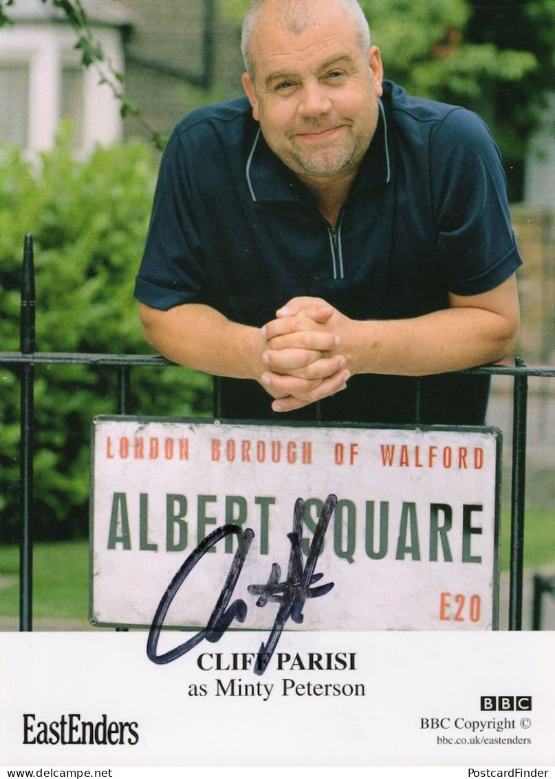 Cliff Parisi As Minty Eastenders Hand Signed Cast Card Photo - Actors & Comedians
