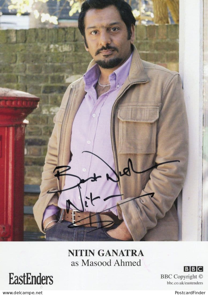 Nitin Ganatra Eastenders Hand Signed Cast Card Photo - Schauspieler Und Komiker
