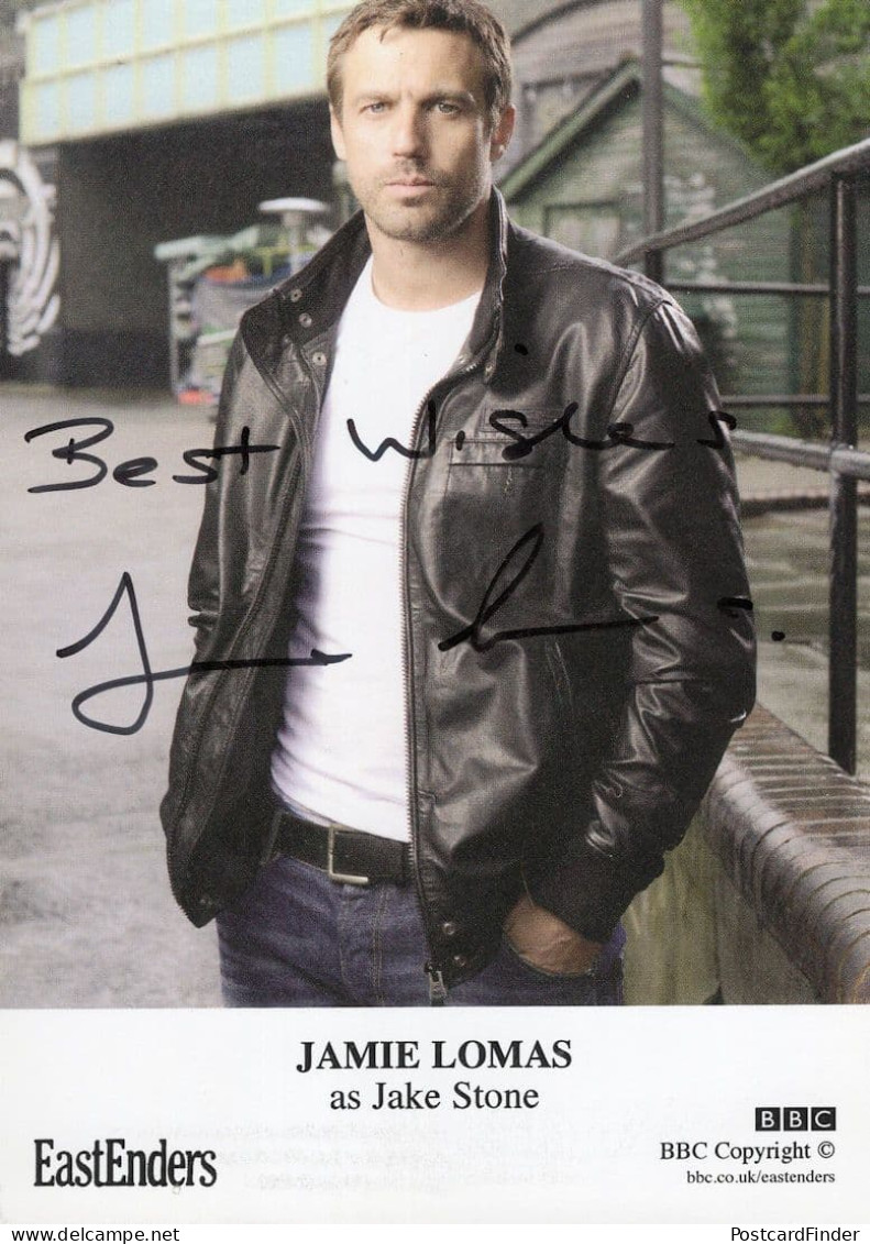 Jamie Lomas As Jake Stone Eastenders Rare Hand Signed Cast Card Photo - Actores Y Comediantes 