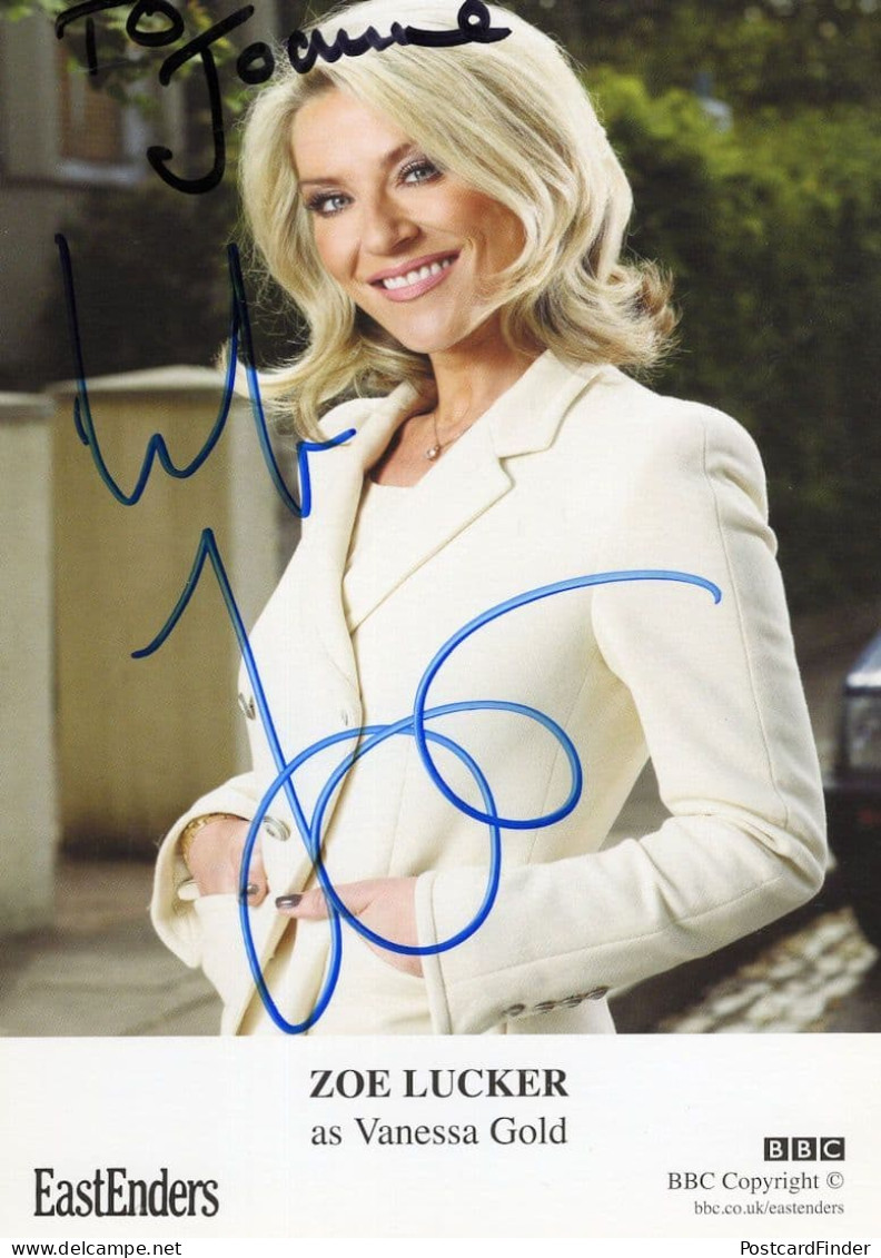 Zoe Lucker Eastenders Footballers Wives Hand Signed Cast Card - Actores Y Comediantes 