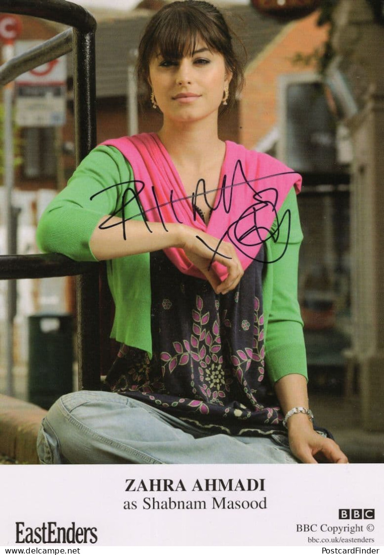 Zahra Ahmadi Shabnam Masood Eastenders Hand Signed Cast Card - Schauspieler Und Komiker