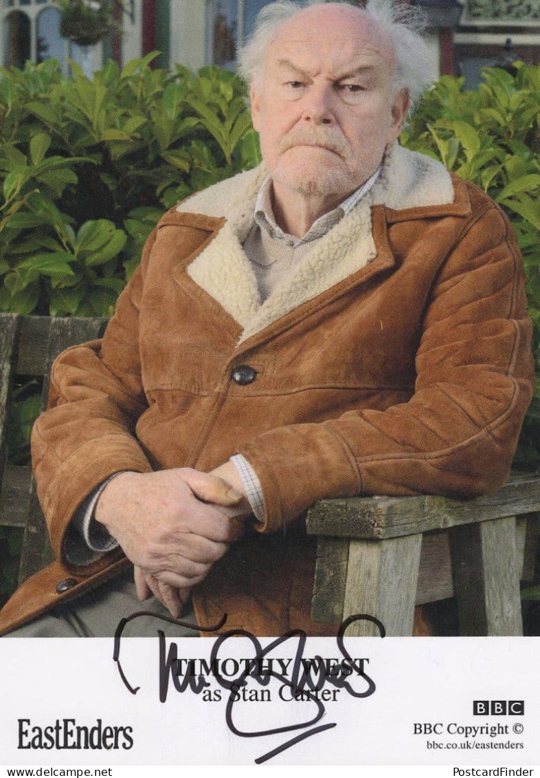Timothy West As Stan Carter Eastenders Hand Signed Cast Card Photo - Actors & Comedians