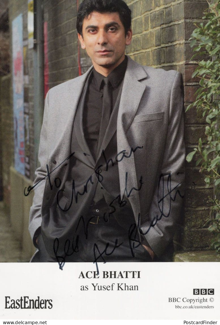 Ace Bhatti As Yusef Khan Eastenders Hand Signed Cast Card Photo - Schauspieler Und Komiker