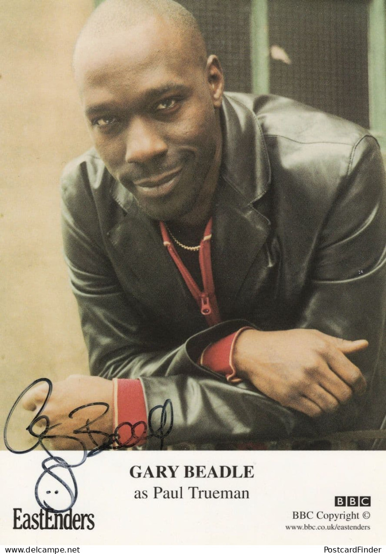 Gary Beadle As Paul Trueman Eastenders Hand Signed Cast Card Photo - Actores Y Comediantes 