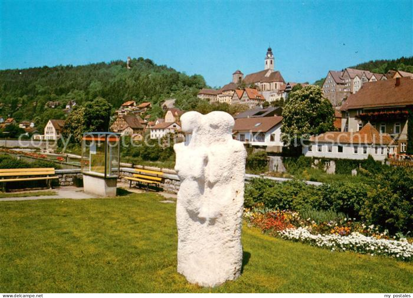 73267466 Horb Neckar Teilansicht Park Skulptur Horb Neckar - Horb