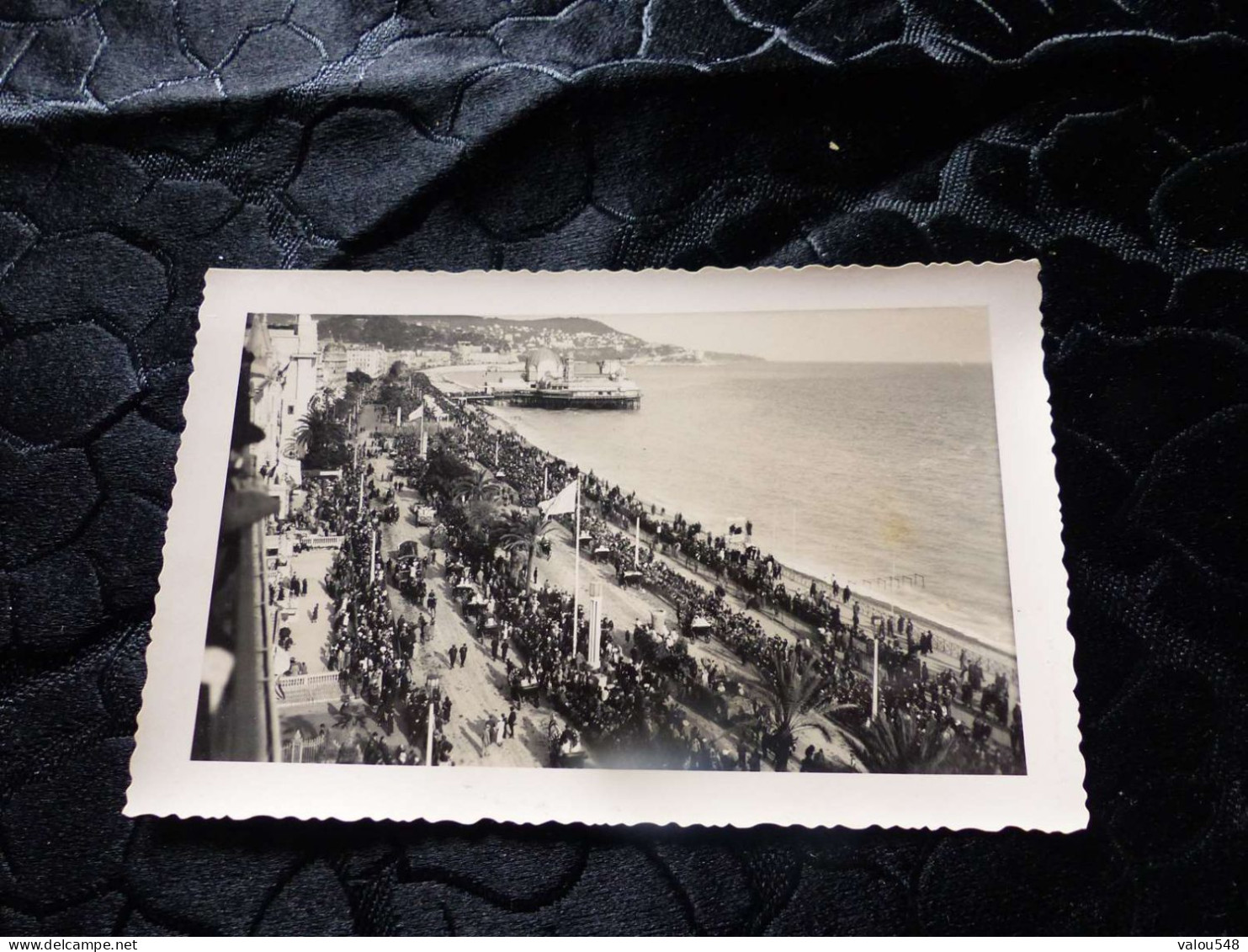 P-159 , Photo , Nice , Batailles De Fleurs Sur La Promenade Des Anglais, 1931 - Lieux