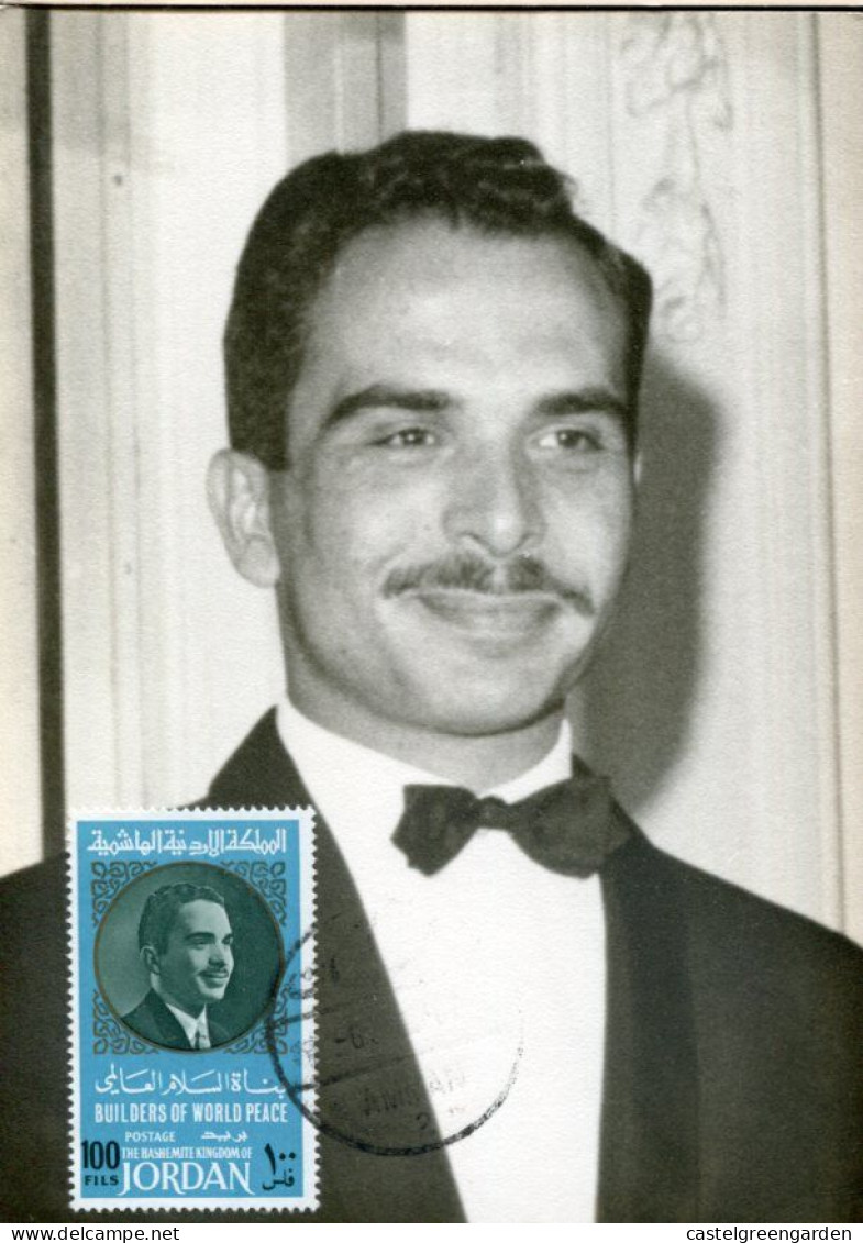 X0417 Jordan, Maximum Card, The King Hussein II. Of Jordan - Jordanie