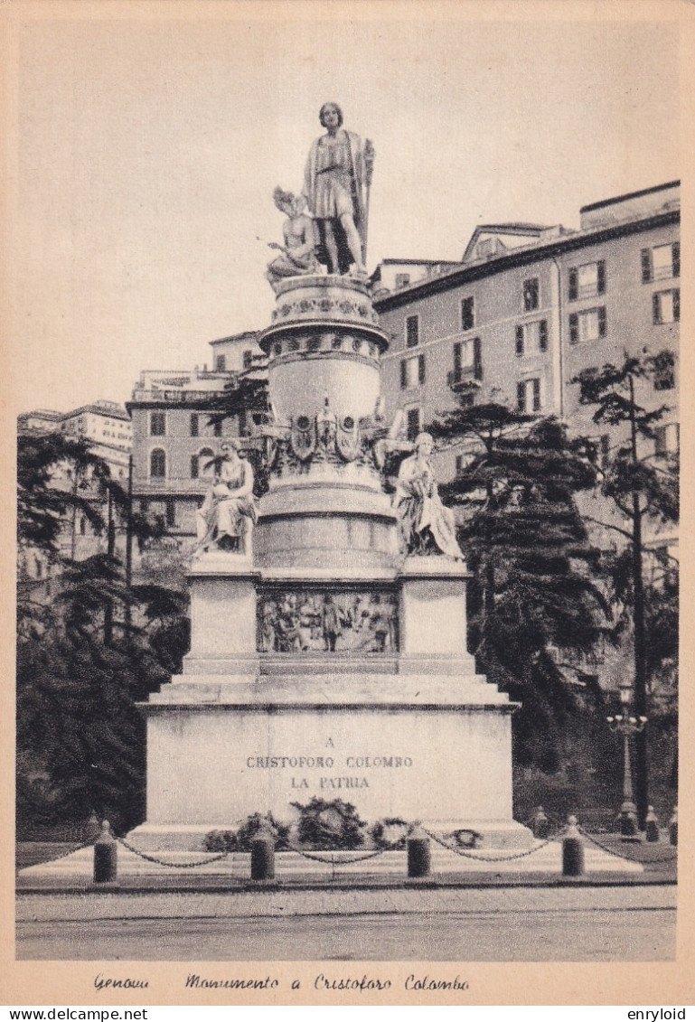 Genova Monumento Cristoforo Colombo - Genova (Genoa)