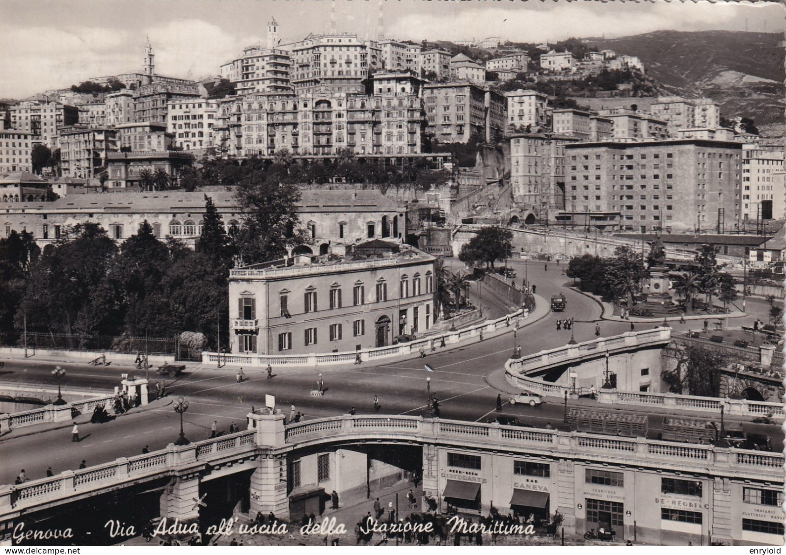 Genova Via Adua All'uscita Della Stazione Marittima - Genova (Genoa)