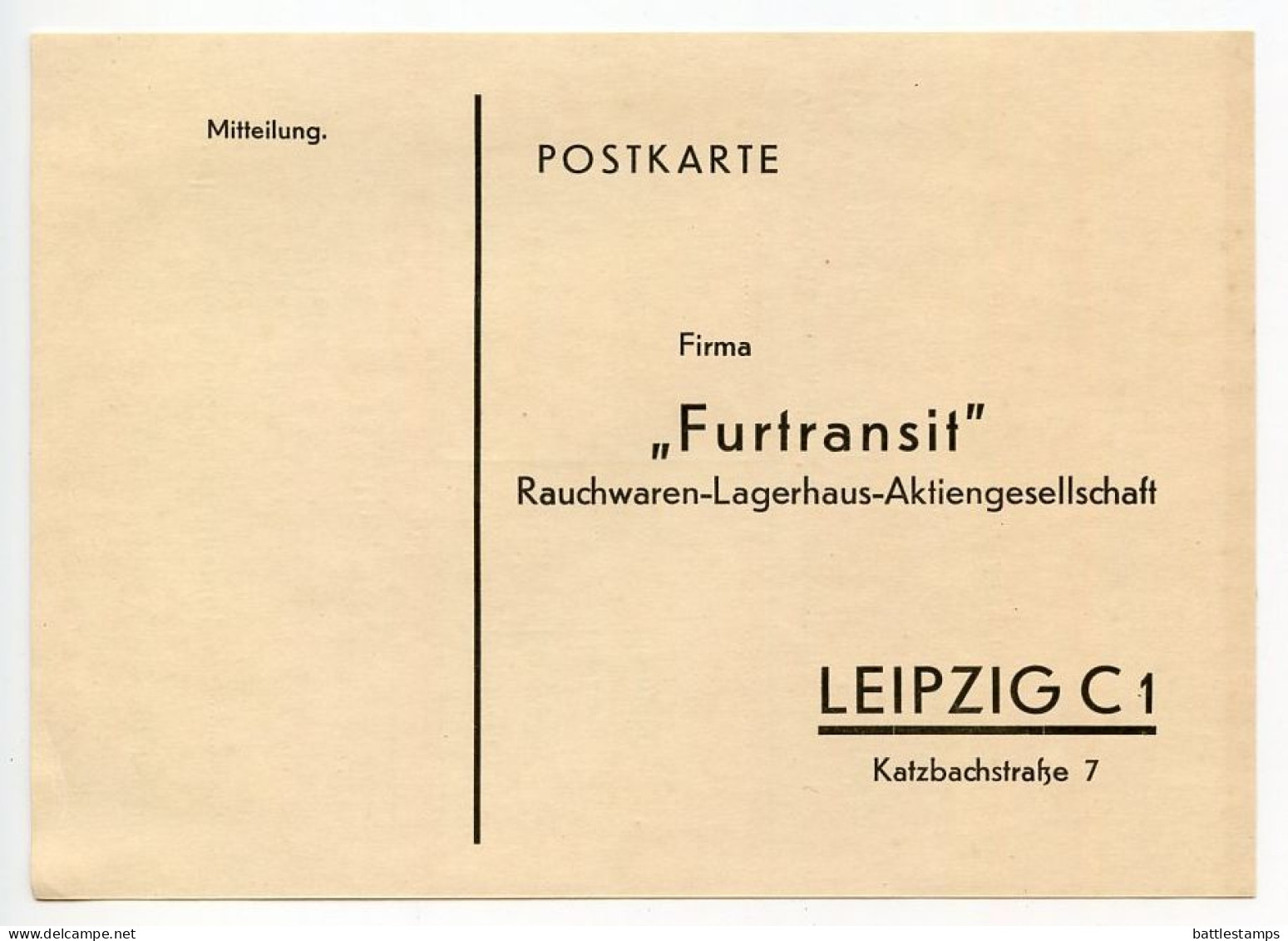 Germany 1936 Cover & Letter; Leipzig - Furtransit, Rauchwaren-Lagerhaus to Schiplage; 3pf. Meter