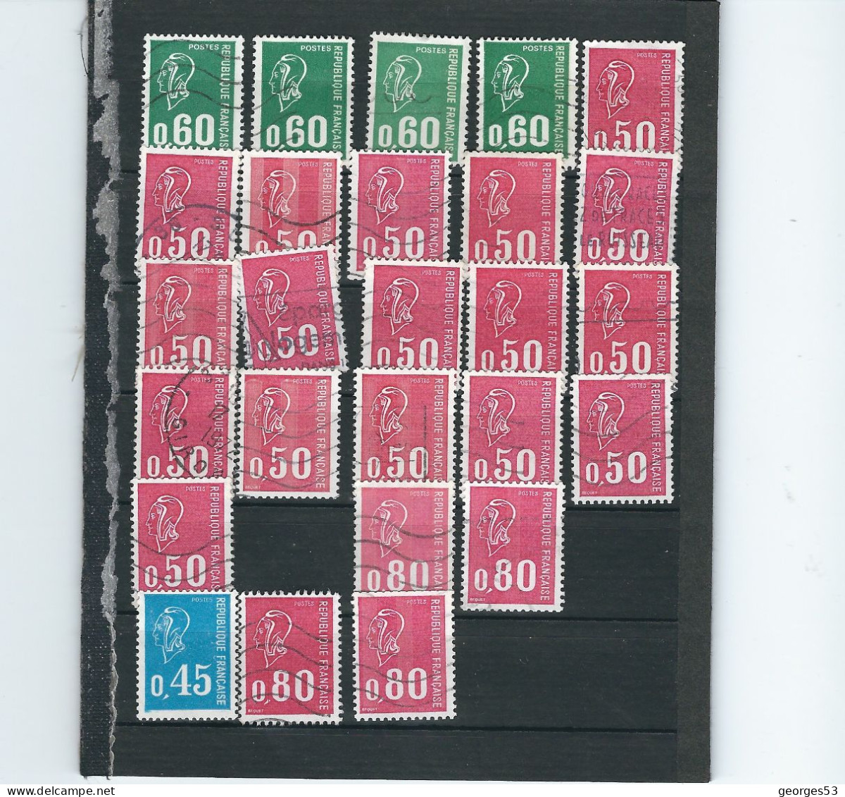 FRANCE Lot De N°1663-1815-1816-1664  YT - Used Stamps